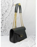 (LIKE NEW) KATE SPADE GRAMERCY SHOULDER BAG IN BLACK LEATHER -FULL SET-