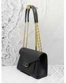 (LIKE NEW) KATE SPADE GRAMERCY SHOULDER BAG IN BLACK LEATHER -FULL SET-