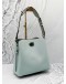 (LIKE NEW) COACH WILLOW BUCKET SHOULDER BAG IN LIGHT BLUE LEATHER 