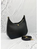 TORY BURCH EMERSON SHOULDER AND CROSSBODY BAG IN BLACK LEATHER 