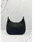 TORY BURCH EMERSON SHOULDER AND CROSSBODY BAG IN BLACK LEATHER 