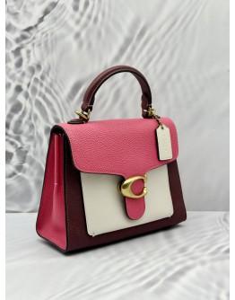 COACH TABBY TOP HANDLE BAG 20 IN MULTICOLOR LEATHER 