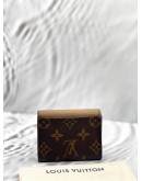 (LIKE NEW) LOUIS VUITTON ZOE WALLET IN BROWN MONOGRAM REVERSE GIANT CANVAS -FULL SET-