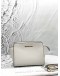 MICHAEL KORS SELMA MEDIUM CROSSBODY BAG IN WHITE LEATHER 