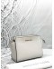 MICHAEL KORS SELMA MEDIUM CROSSBODY BAG IN WHITE LEATHER 