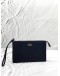 KATE SPADE CAMERON STREET ELIZA WRISTLET CLUTCH IN BLACK LEATHER