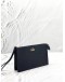 KATE SPADE CAMERON STREET ELIZA WRISTLET CLUTCH IN BLACK LEATHER