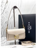 (LIKE NEW) COACH TABBY 20 SHOULDER BAG IN WHITE LEATHER -FULL SET-