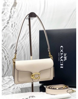 (LIKE NEW) COACH TABBY 20 SHOULDER BAG IN WHITE LEATHER -FULL SET-