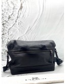 COACH RIVINGTON BIKE BAG IN BLACK LEATHER