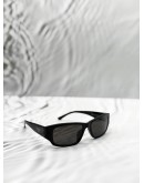 (RAYA PROMO) (LIKE NEW) BALENCIAGA BB0368SK RECTANGLE SUNGLASSES SIZE L IN BLACK -FULL SET-