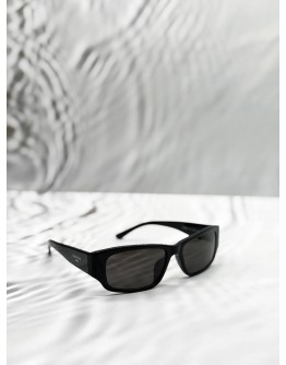 (RAYA PROMO) (LIKE NEW) BALENCIAGA BB0368SK RECTANGLE SUNGLASSES SIZE L IN BLACK -FULL SET-