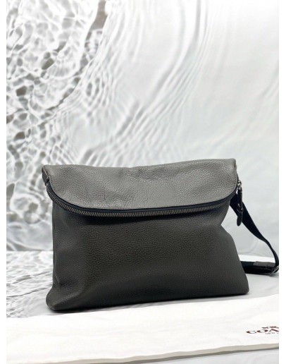 COACH CROSSBODY IN DARK GREY LEATHER 