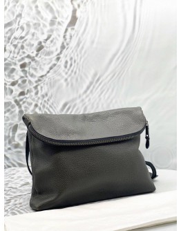 COACH CROSSBODY IN DARK GREY LEATHER 