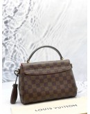 LOUIS VUITTON CROISETTE BAG IN BROWN DAMIER EBENE CANVAS