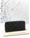 LOUIS VUITTON ZIPPY WALLET IN BLACK MONOGRAM ECLIPSE CANVAS -FULL SET-