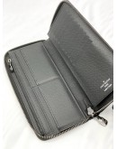 LOUIS VUITTON ZIPPY WALLET IN BLACK MONOGRAM ECLIPSE CANVAS -FULL SET-