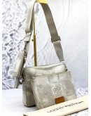 (LIKE NEW) LOUIS VUITTON TRIO MESSENGER BAG IN STONE GREY DAMIER SALT CANVAS -FULL SET-