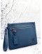 LOUIS VUITTON TAKEOFF POUCH IN ATLANTIC BLUE AEROGRAM LEATHER 
