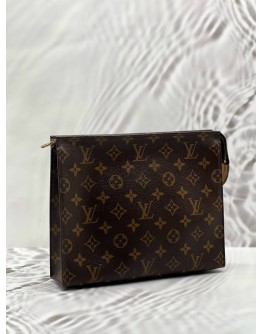 LOUIS VUITTON TOILETRY POUCH IN BROWN MONOGRAM CANVAS