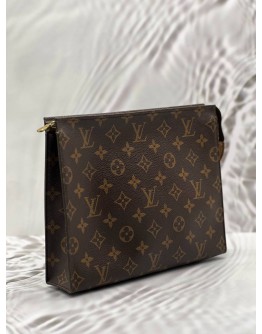 LOUIS VUITTON TOILETRY POUCH IN BROWN MONOGRAM CANVAS