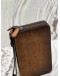 BERLUTI TALI CALLIGRAPHY SCRITTO LONG WALLET IN BROWN LEATHER