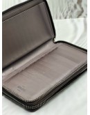 BERLUTI TALI CALLIGRAPHY SCRITTO LONG WALLET IN BROWN LEATHER