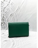 GUCCI DIONYSUS WALLET ON CHAIN IN GREEN PEBBLED LEATHER