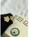 KENZO TIGER EARRINGS IN GOLD PLATED -FULL SET-