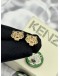 KENZO TIGER EARRINGS IN GOLD PLATED -FULL SET-