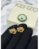 KENZO TIGER EARRINGS IN GOLD PLATED -FULL SET-