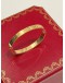 (UNUSED) 2022 CARTIER LOVE BRACELET SIZE 15 IN 18K 750 YELLOW GOLD -FULL SET-