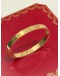 (UNUSED) 2022 CARTIER LOVE BRACELET SIZE 15 IN 18K 750 YELLOW GOLD -FULL SET-
