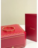 (UNUSED) 2022 CARTIER LOVE BRACELET SIZE 15 IN 18K 750 YELLOW GOLD -FULL SET-