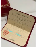 (UNUSED) 2020 CARTIER LOVE BRACELET SIZE 15 IN 18K 750 WHITE GOLD WITH DIAMONDS -FULL SET-