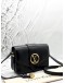 (UNUSED) LOUIS VUITTON PONT 9 SHOULDER BAG IN BLACK CALFKSIN LEATHER -FULL SET-