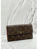 (LIKE NEW) LOUIS VUITTON SARAH WALLET IN BROWN MONOGRAM CANVAS