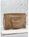 (LIKE NEW) BALENCIAGA EDGE CLUTCH IN BEIGE LEATHER