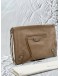 (LIKE NEW) BALENCIAGA EDGE CLUTCH IN BEIGE LEATHER