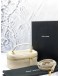 (LIKE NEW) YSL SAINT LAURENT GABY VANITY MINI BAG IN OFF WHITE LAMBSKIN LEATHER -FULL SET-