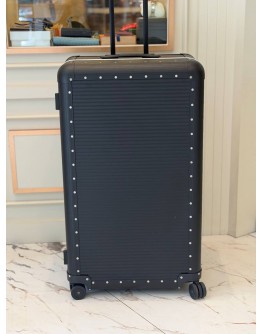 (LIKE NEW) FPM MILANO BANK SPINNER LUGGAGE IN BLACK ALUMINUM