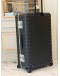 (LIKE NEW) FPM MILANO BANK SPINNER LUGGAGE IN BLACK ALUMINUM