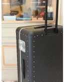 (LIKE NEW) FPM MILANO BANK SPINNER LUGGAGE IN BLACK ALUMINUM