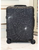 (LIKE NEW) SUPREME X RIMOWA CABIN PLUS LUGGAGE IN BLACK WITH WHITE ALUMINUM