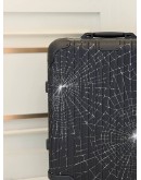 (LIKE NEW) SUPREME X RIMOWA CABIN PLUS LUGGAGE IN BLACK WITH WHITE ALUMINUM