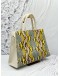 AIGNER TOP HANDLE BAG IN MULTICOLOR PYTHON PRINT LEATHER   