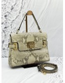 MICHAEL KORS TOTE BAG IN BEIGE SNAKESKIN PRINT LEATHER 