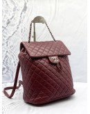 CHANEL URBAN SPIRIT BACKPACK IN BURGUNDY LAMBSKIN LEATHER