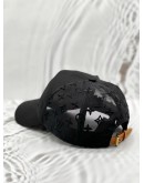 (LIKE NEW) LOUIS VUITTON MONOGRAM MESH BASEBALL CAP SIZE 60 IN BLACK COTTON WITH POLYESTER