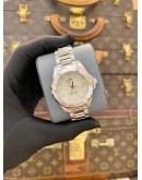 (LIKE NEW) 2016 TAG HEUER AQUARACER LADY DIAMOND REF WAY1313 MOTHER OF PEARL DIAL 32MM QUARTZ WATCH -FULL SET-